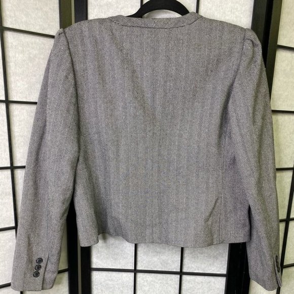 Vintage Sasson Cropped Jacket 80s 90s - Picture 2 of 6